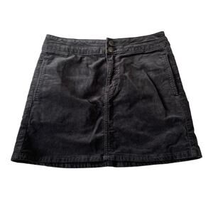 American Eagle Womens Skirt Size 4 Velvet Hi Rise Mini Skirt Super Stretch Black